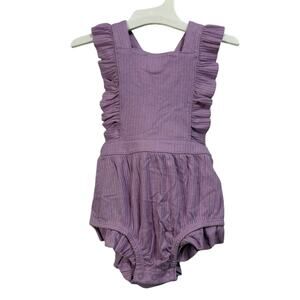 Cat & Jack Purple Romper with Ruffles